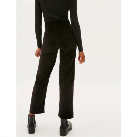 NWOT Everlane Baby Cord Relaxed Straight Cropped Pant Size 6 Last Pair Left - Picture 2 of 11